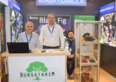 Arif Atak and Selcuk Oruc of Turkish fig exporter Bursa Tarim. They were promoting their upcoming fig season.